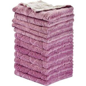 12PCS Kitchen Towels Dish Cleaning Rags Multipurpose Reusable Dish‎ Cloths